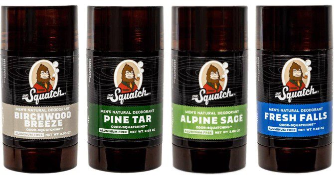 Pine Tar Deodorant 3-Pack - Dr. Squatch