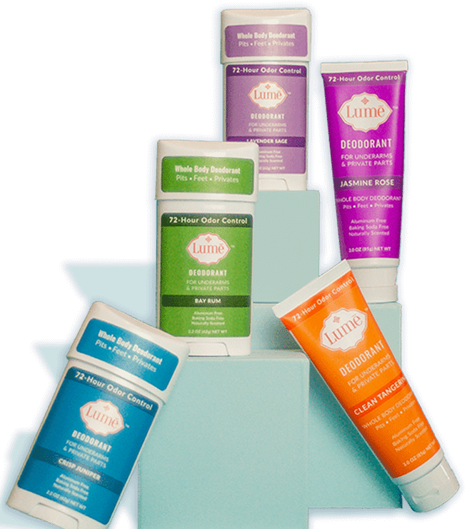 Routine Natural Deodorant Cream-Smooth Operators Minis Kit (4 Scents) Baking Soda Free