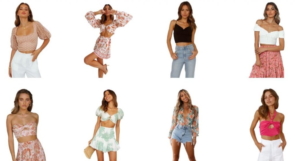 Floral Crop Tops for Women  Cute Crop Tops - Hello Molly US