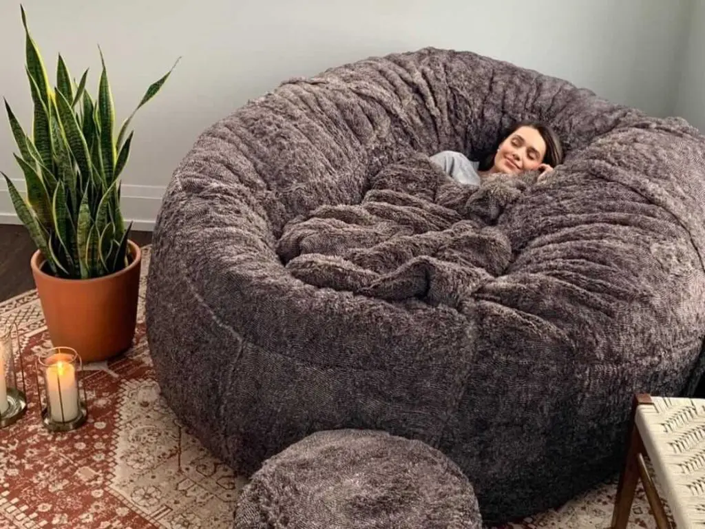 Lovesac bean bag outlet cost