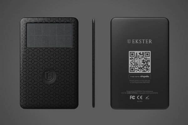 Ekster GPS Wallet Tracker Card | Black